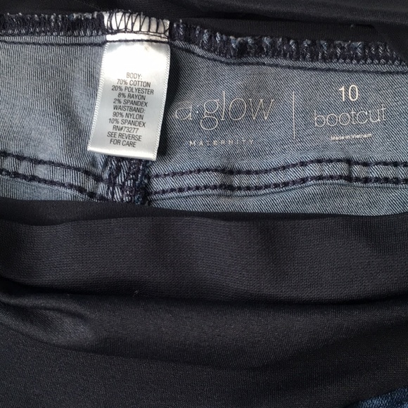 TWO PAIRS A Glow BOOTCUT maternity jeans - Picture 6 of 7